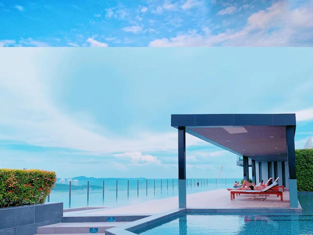 Central Pattaya - Sea View Large Balcony Condo With Infinity Pool Eksteriør billede